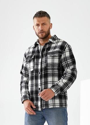 Чоловіча сорочка в кліітинку 10/0/ мр 177 байка  (m ,l, xl розміри)8 фото