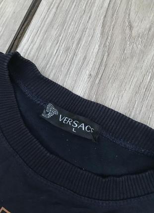 Светр versace лонгслив джемпер стильний актуальний реглан світшот кофта толстовка свитер3 фото