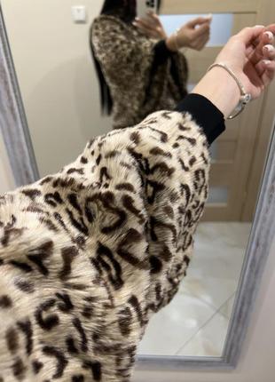 Шубка с леопардовым принтом atmosphere
