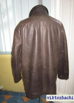 Велика шкіряна чоловіча куртка gruno limited. 66р. лот 11143 фото