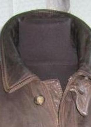 Велика шкіряна чоловіча куртка gruno limited. 66р. лот 111410 фото