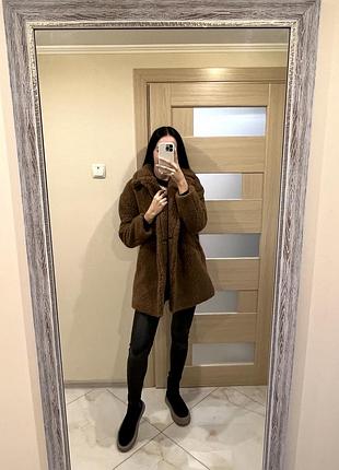 Шубка тедді від манго