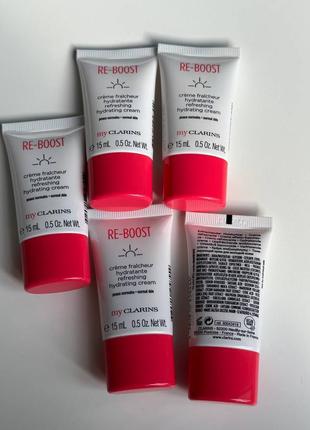 Зволожувальний крем для обличчя clarins my clarins re-boost refreshing hydrating cream