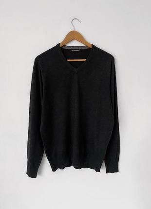 Кашеміровий светр з v-подібним вирізом occhi&amp;belli