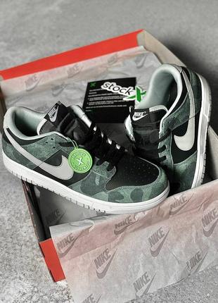 Кросівки nike sb dunk low premium black grey2 фото
