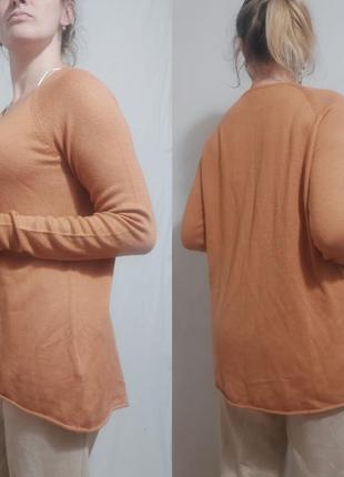 Вязаный свитер оверсайз из смесовой шерсти h&amp;m3 фото