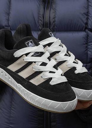 Женские кроссовки adidas adimatic black white 37-38
