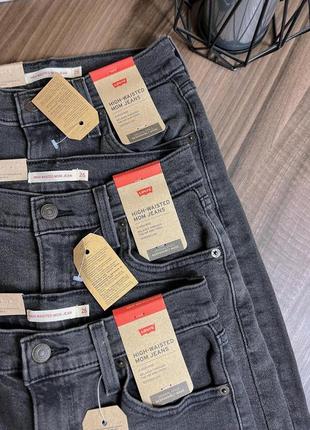 Женские мом джинсы графитовые 26 размер оригинал levis левайс6 фото
