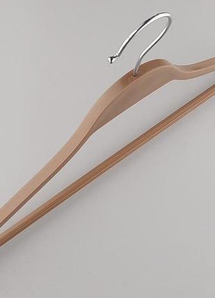Плічка вішалки тремпеля tp40 коричневого  кольору, довжина 40 см4 фото