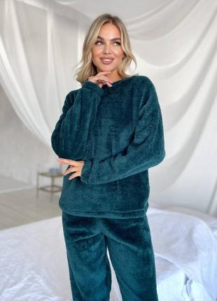 Махровая пижама, домашний костюм2 фото