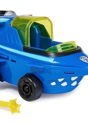 Машинка з фігуркою paw patrol чейз трансформер акула аква щенята 6066140 spin master