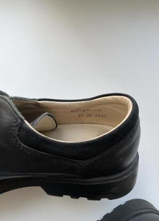 Натуральная кожа туфли черные классические3 фото