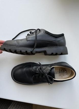 Натуральная кожа туфли черные классические4 фото