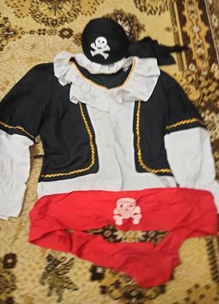 Новогодний костюм пирата на мальчика1 фото