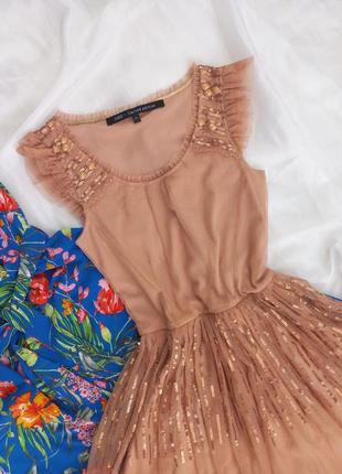 Вечернее фатиновое платье с паетками oasis3 фото