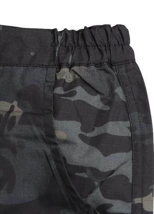 Тактичні штани s.archon sh9 camouflage black s чоловічі камуфляж5 фото