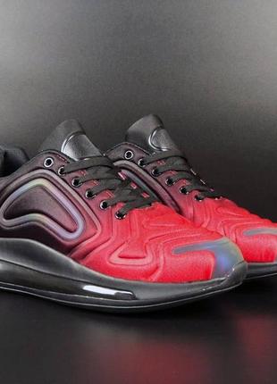 Кроссовки мужские nike magnolia air max 720  найк аир 720 красные модные беговые кроссовки текстиль