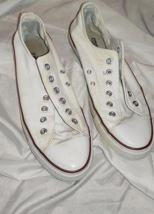 Kеды кеди converse all star мужские белые легкие