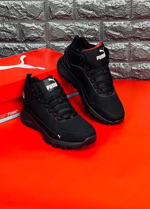 Puma зимние мужские ботинки термо с мехом размеры 40-45