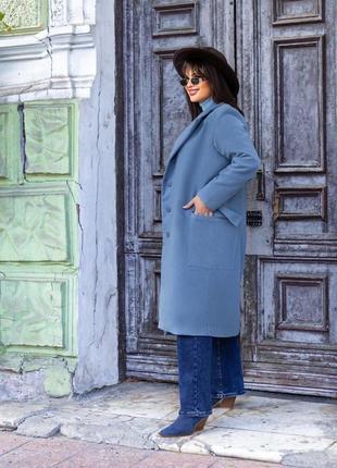 Жіноча пальто кашемір №43/5. 14 тренч на підкладці  ( 50-52, 54-56, 58-60 великі розмір)6 фото