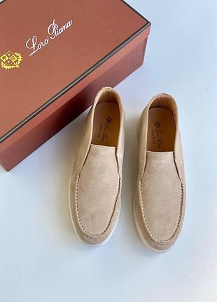 Лоферы в стиле loro piana люкс