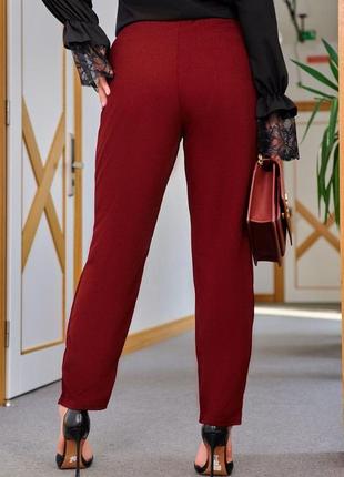 Жіночі штани брюки класичні №13/29.19  (50-52, 54-56, 58-60 великі  розміри )9 фото
