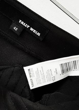 Tally weijl швейцария юбка мини демисезон/зима чёрная прямая застёжка-молния металл женская8 фото