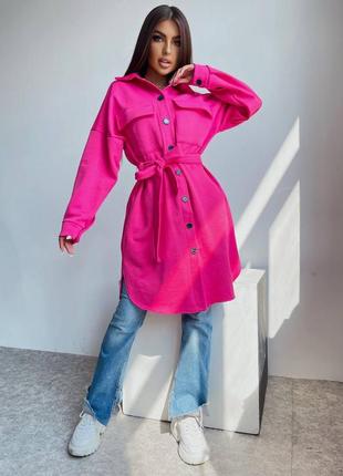 Жіноча пальто сорочка кашемір  65/3/0014 кардиган (42-46, 48-52 оверсайз великі розміри батал)1 фото