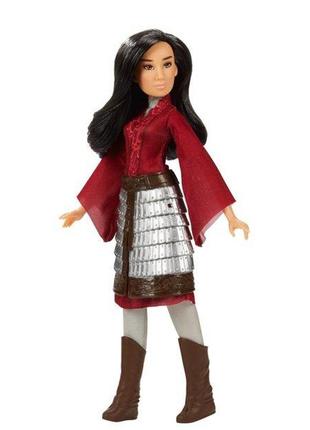 Лялька мулан у обладунках принцеси дісней disney mulan fashion doll e8633