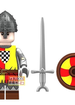 Фигурка европейский рыцарь средневековый воин с мечем1 фото