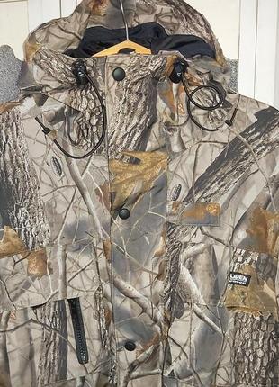 Куртка мембранная fladen outdoor камуфляж realtree, рыбалка, охота.2 фото