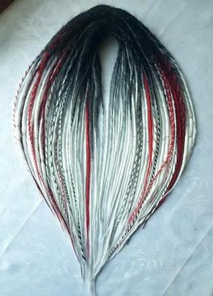 Где дреды спиральные классические гладкие, где косы, синегалки, канекалон, афрорадиски