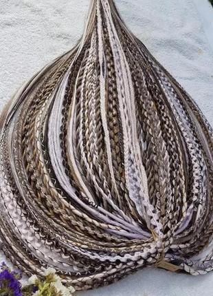 Где дреды спиральные классические гладкие, где косы, синегалки, канекалон, афрорадиски