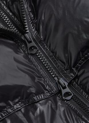 Натуральный длинный оверсайз пуховик h&m premium 11065190029 фото