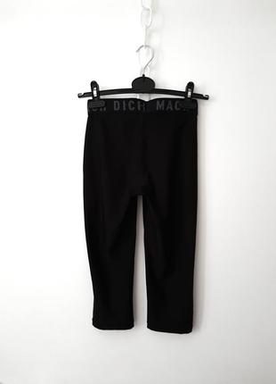 Mach dich krass daniel aminati спортивные штаны укороченные компрессионные лосины чёрные женские5 фото