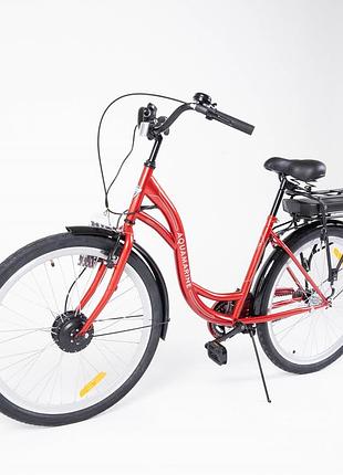 Электровелосипед dorozhnik akvamarin 2 (26" 36v 500w, 18000ah) пластиковый бокс