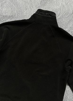 Дуже крута, вінтажна, оригінальна флісова кофта з замком vintage fleece 1/4 zip champion black7 фото