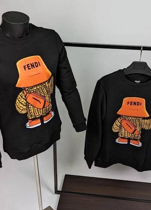 Свитшот в стиле fendi