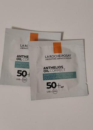 Anthelios oil correct, солнцезащитный корректирующий гель-крем la roche-posay ля рош защита от солнца spf50+2 фото