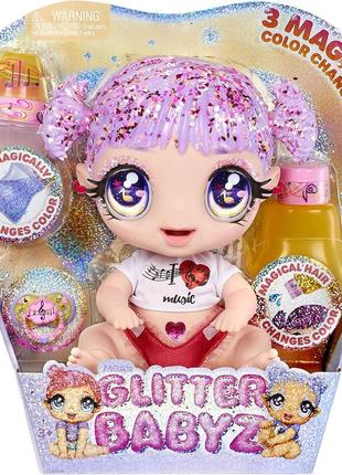 Пупс кукла glitter babyz мелодия 580188