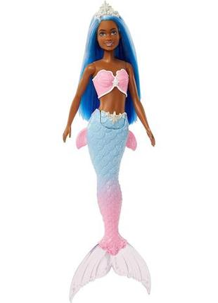 Лялька барбі русалка з блакитним волоссям barbie dreamtopia mermaid doll mattel hgr12