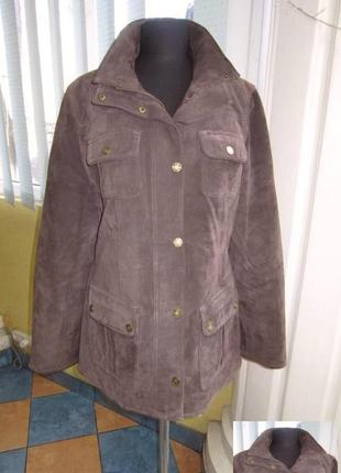 Оригинальная женская замшевая куртка gil bret. сша. лот 8571 фото