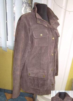 Оригинальная женская замшевая куртка gil bret. сша. лот 8572 фото