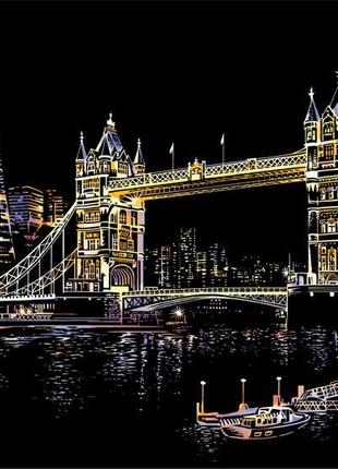 Скретч картина tower bridge