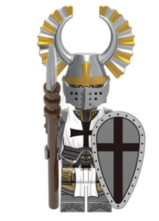 Фігурка європейський лицар середньовічний воїн тевтонський хрестоносець