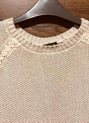 Кофта з круживом befree m по бірці (може бути на s)