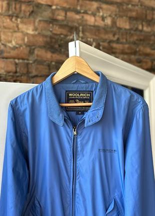 Дуже крута, оригінальна куртка бомбер woolrich blue 100% nylon3 фото