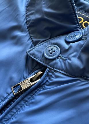 Дуже крута, оригінальна куртка бомбер woolrich blue 100% nylon1 фото