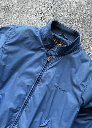 Дуже крута, оригінальна куртка бомбер woolrich blue 100% nylon5 фото
