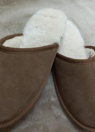 Тапочки фирменные замш овчина муж. 43р.ugg австрии1 фото